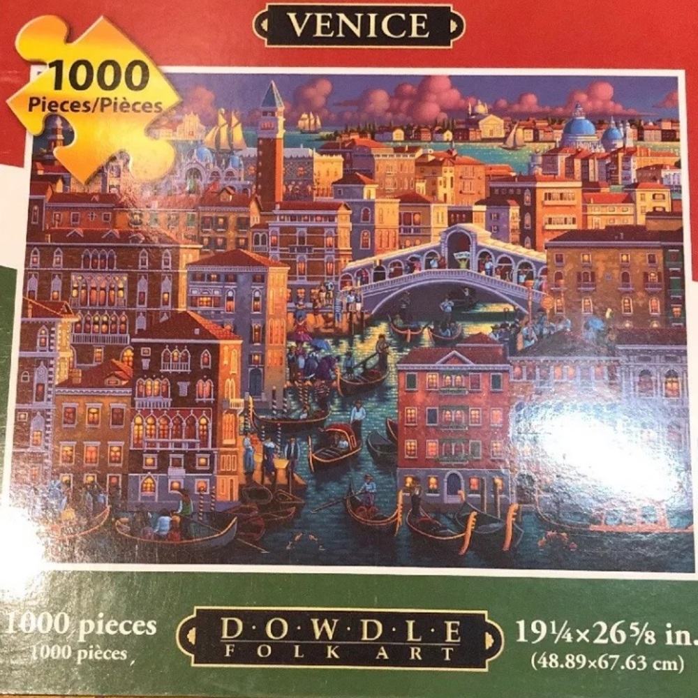 Venice 1000 piece puzzle. 🌺
